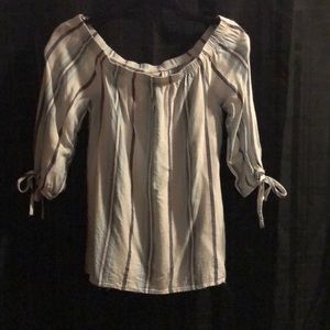 Off the shoulder shirt